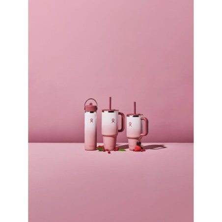 HYDRO FLASK TRAVEL TUMBLER kubek termiczny ze słomką 0.9 l, Bayberry Ombre
