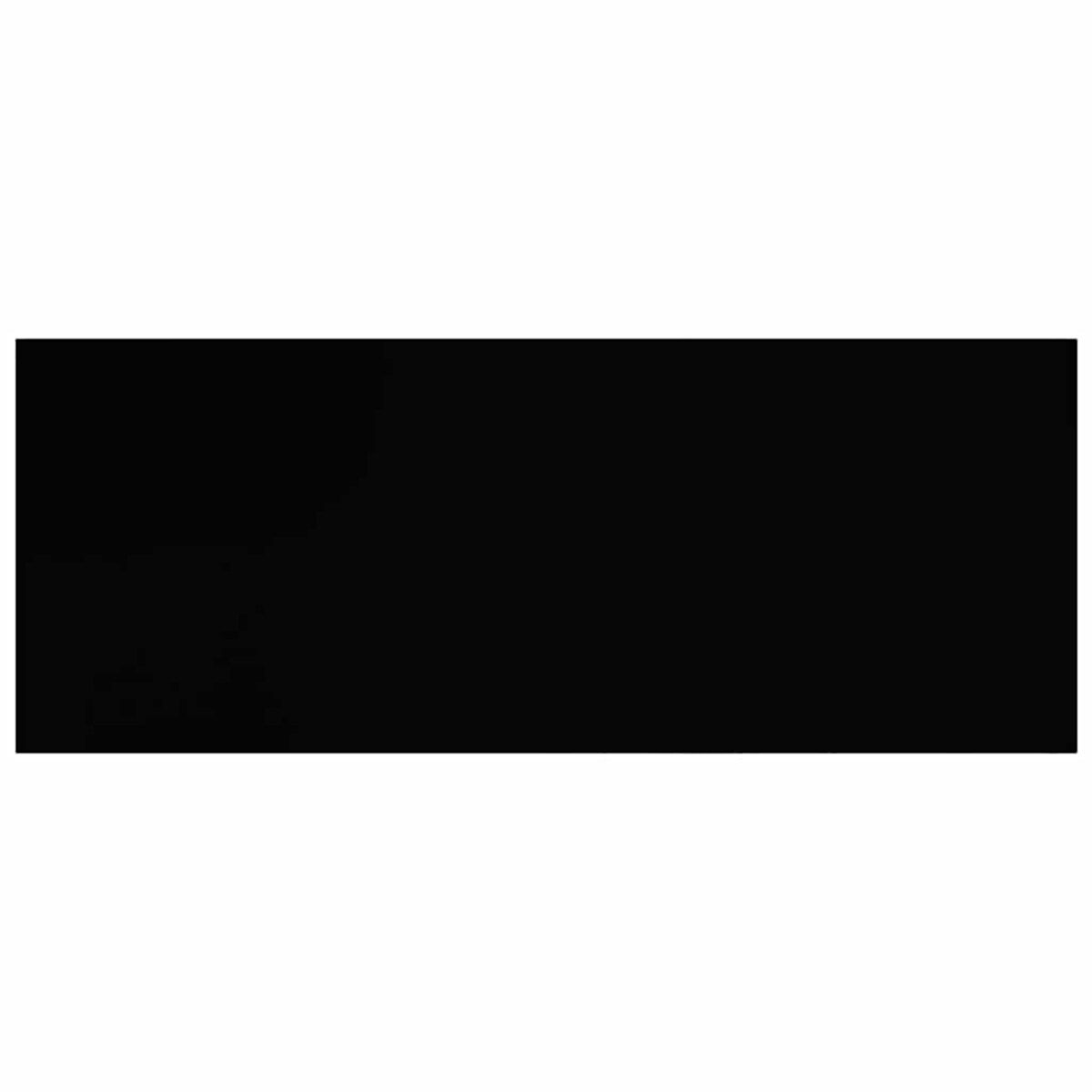 vidaXL Półka ścienna, wysoki połysk, czarna, 60x23,5x3,8 cm, MDF