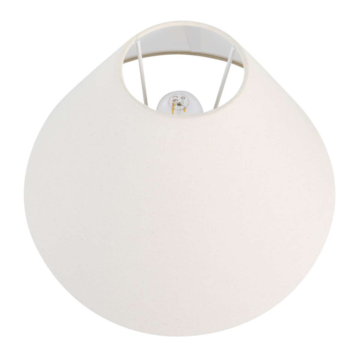 Lampa stołowa LUCHETTI Ceramika Czarny/ biały