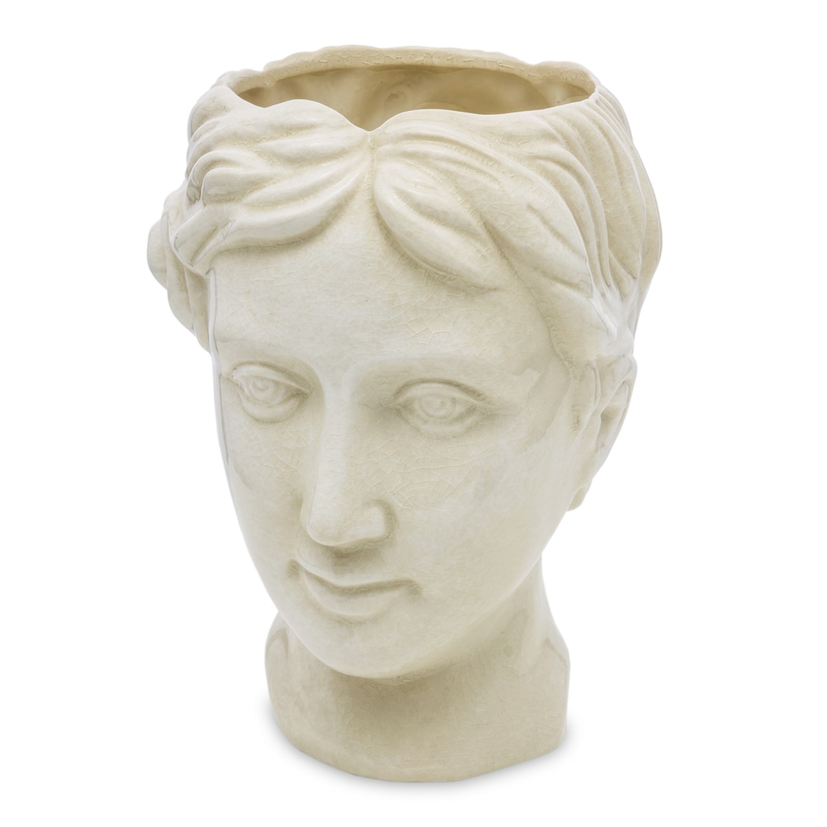 Osłonka kamionkowa 24x17,5x19 cm LADY FACE