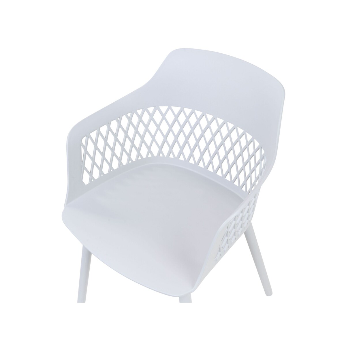 Zestaw 2 krzeseł do jadalni jasnoszary ALMIRA