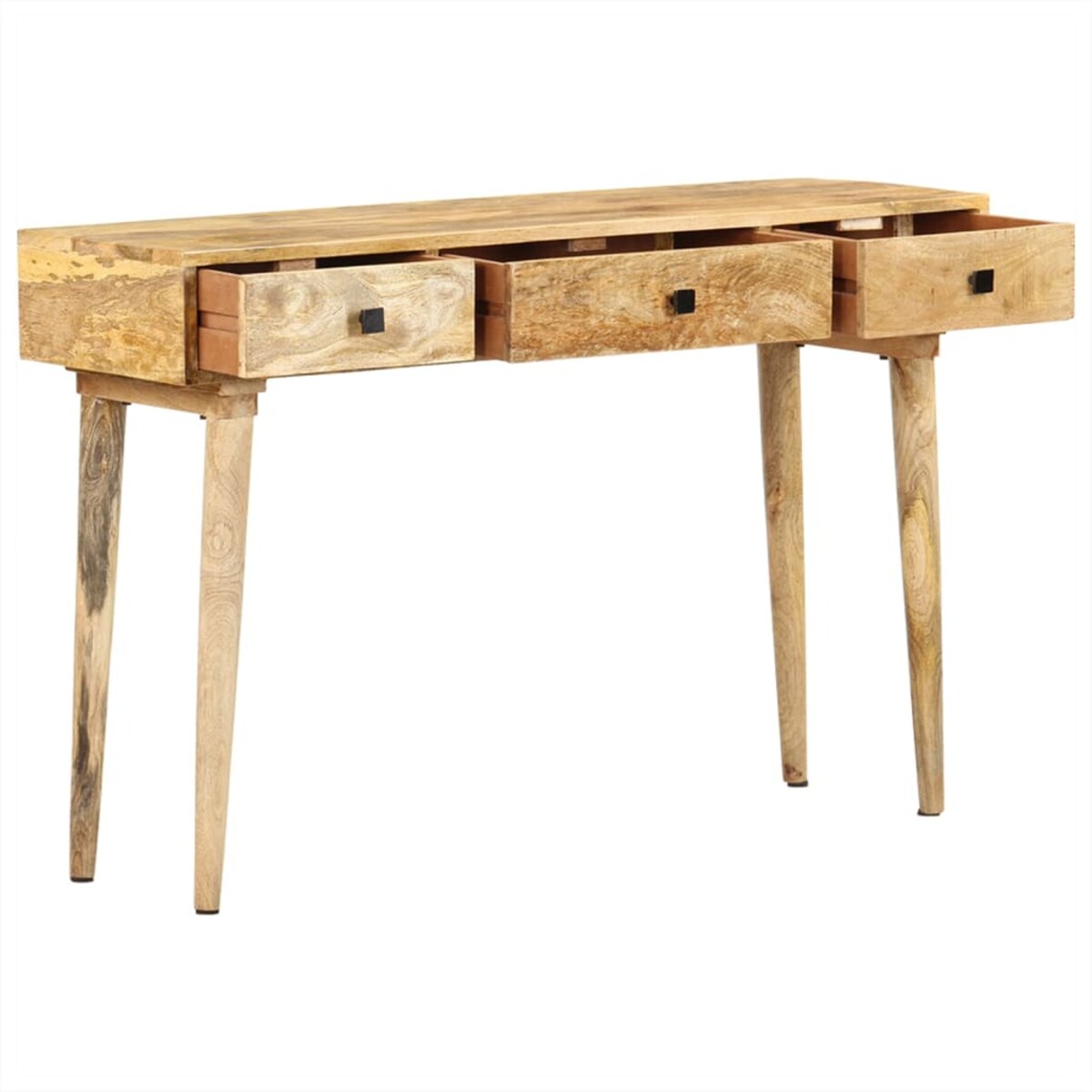 vidaXL Stolik konsola, 115x35x76 cm, lite drewno mango