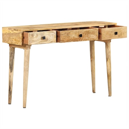 vidaXL Stolik konsola, 115x35x76 cm, lite drewno mango