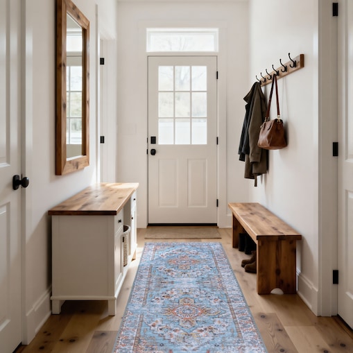 Dywan Klasyczny Sereno 80x300 cm Velvet Niebieski