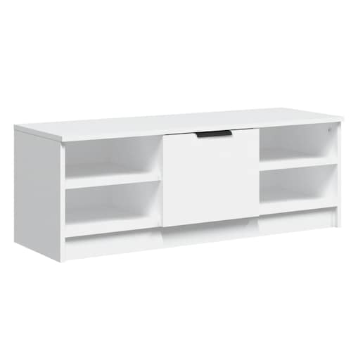 vidaXL Szafka pod TV, biała, 102x35,5x36,5 cm, materiał drewnopochodny