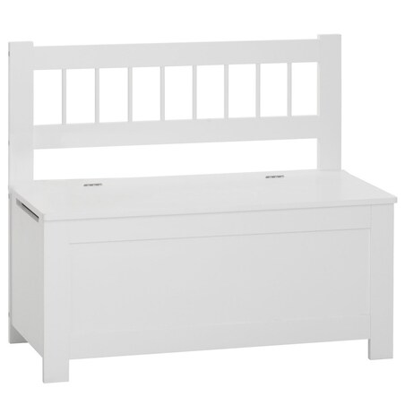 Ława do dziecięcego pokoju, skrzynia na zabawki, schowek z siedziskiem, 2w1