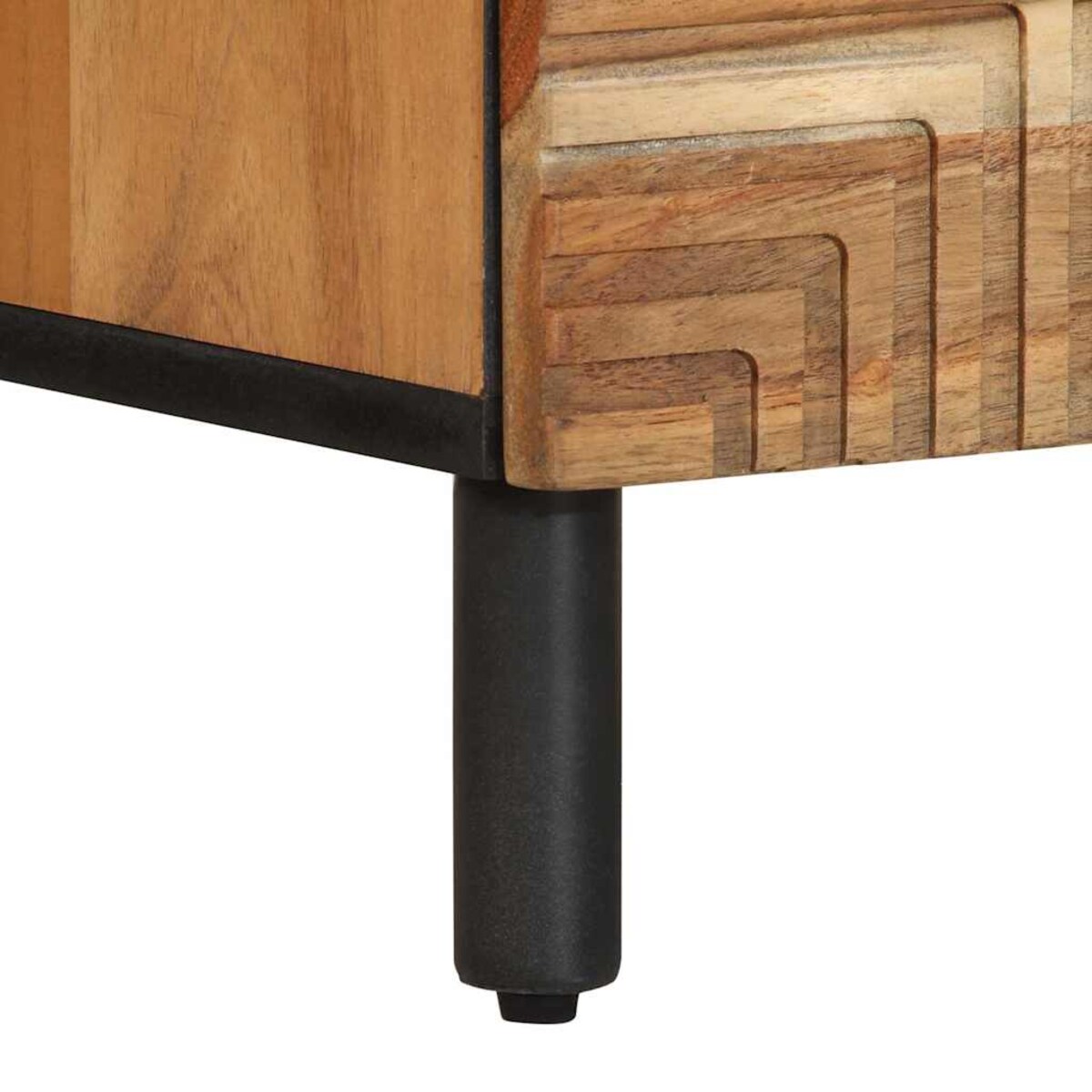 vidaXL Szafki nocne, 2 szt., 40x33x46 cm, lite drewno akacjowe