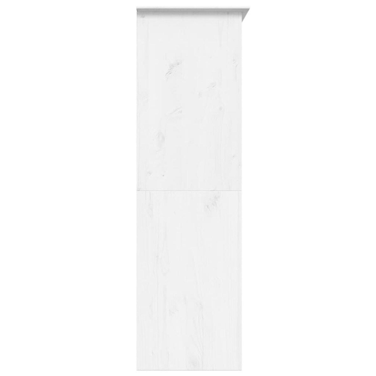 vidaXL Szafa BODO, biała, 146x53,5x173 cm, lite drewno sosnowe