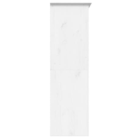 vidaXL Szafa BODO, biała, 146x53,5x173 cm, lite drewno sosnowe