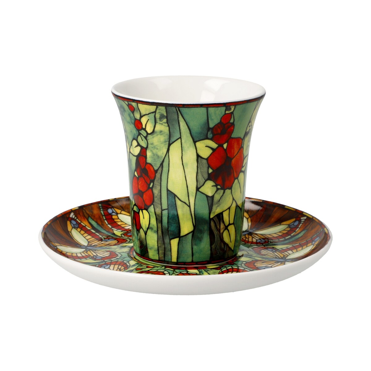 Filiżanka espresso L.C.Tiffany - Butterflies - Goebel