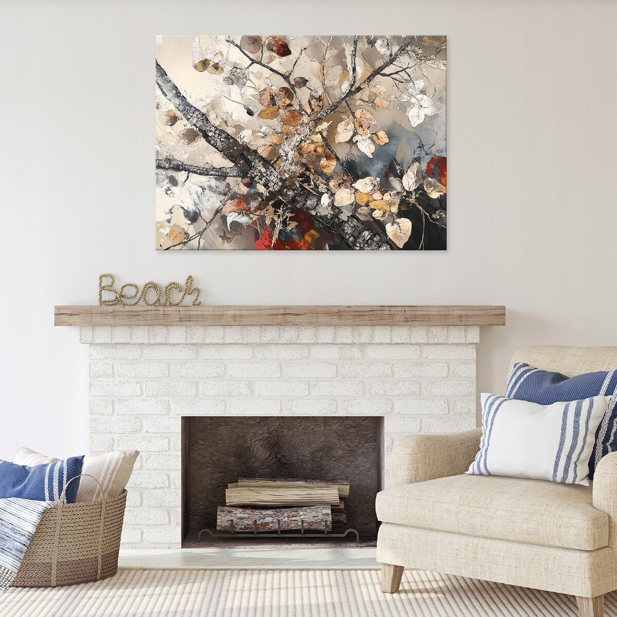 OBRAZ NA PŁÓTNIE ŚCIANĘ DRZEWO ABSTRAKCJA DO SYPIALNI SALONU KUCHNI 120x80