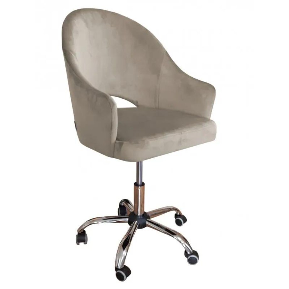 Fotel JENISEJ VELVET szarobeżowy