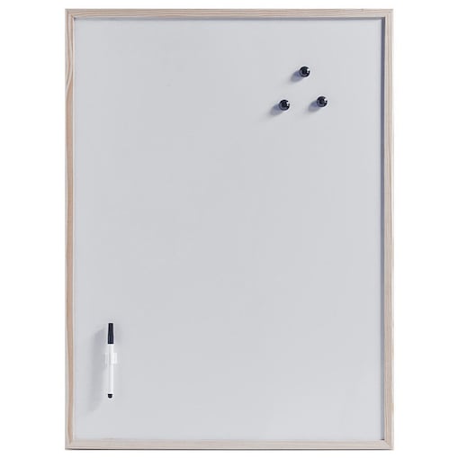 Tablica magnetyczna MEMO + pisak i 3 magnesy, 80 x 60 cm, ZELLER