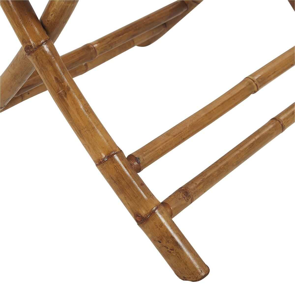 Stolik bistro MOLISE 70 cm 70 cm Bambus Brązowy