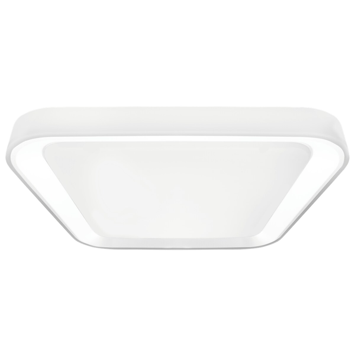 Kwadratowa lampa sufitowa Quadro LED 38W do holu biała
