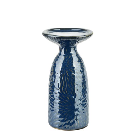 YARINE BLUE Świecznik 11x10x20cm