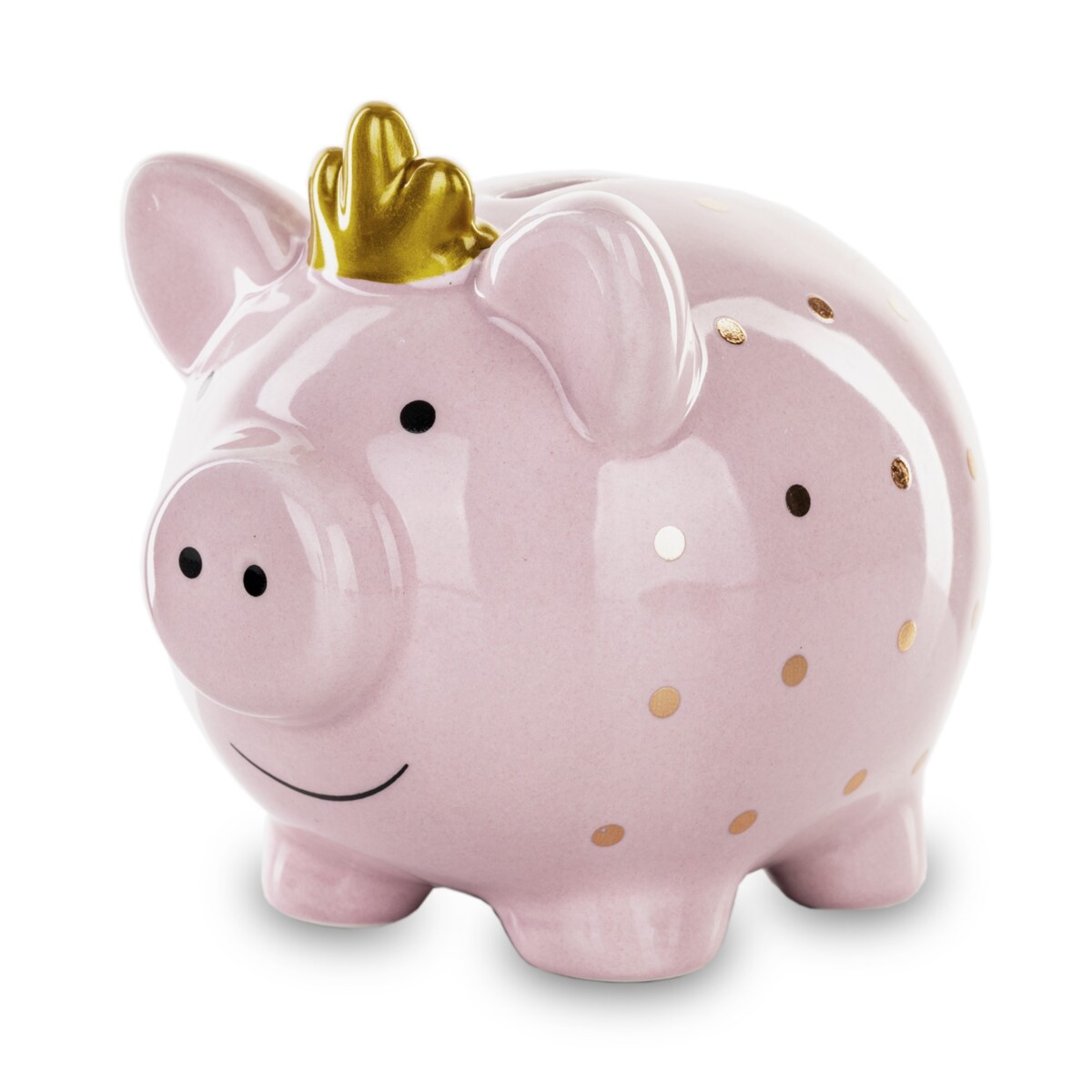 Skarbonka ceramiczna - 11x11x9 cm świnka PIGGY