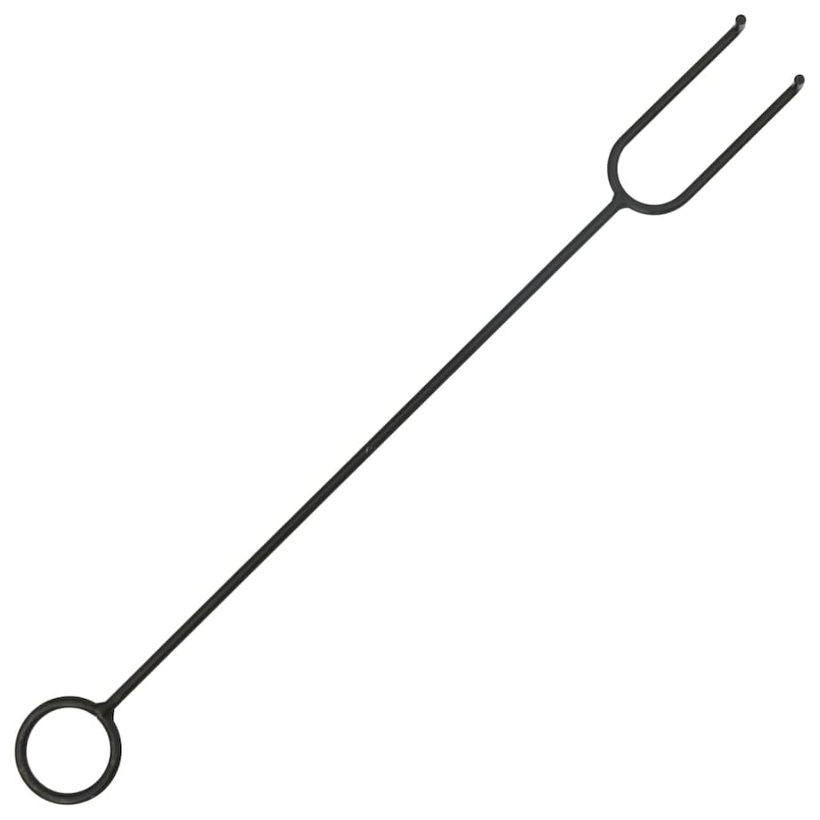 vidaXL Rustykalne palenisko z pogrzebaczem, 62x54x56 cm, XXL, stal