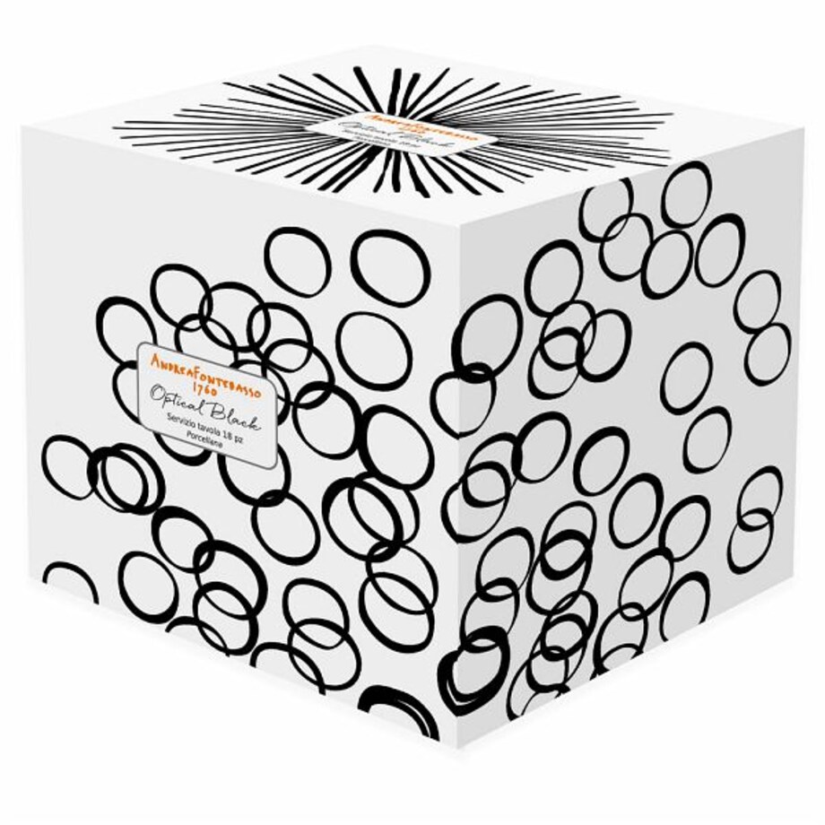 TOGNANA OPTICAL BLACK KOMPLET 18 SZT.