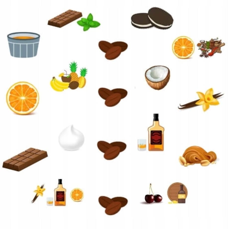 ZESTAW 14 SMAKÓW KAW DESEROWYCH DLA PODRÓŻNIKA TURYSTY NA WYJAZD + ZAPARZACZE I CUKIER - PREZENT UPOMINEK DLA KOBIETY FACETA