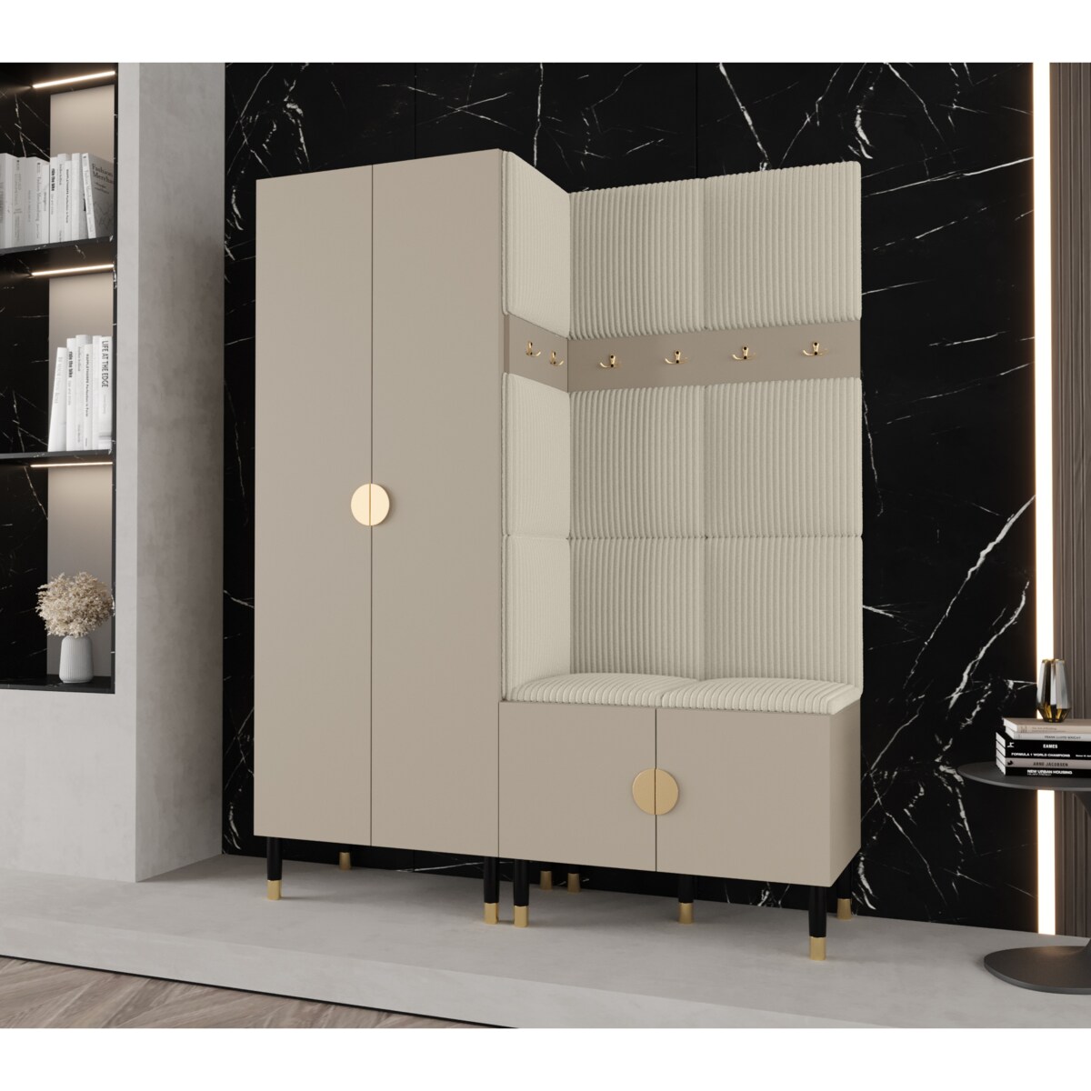 Garderoba do przedpokoju Abiks PALERMO 2 kaszmir+poso100