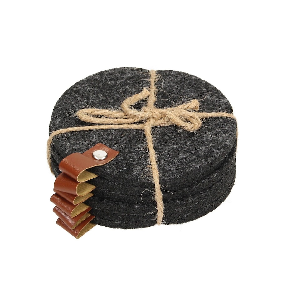 Podkładki Felt 6 szt. anthracite, ⌀ 10 cm