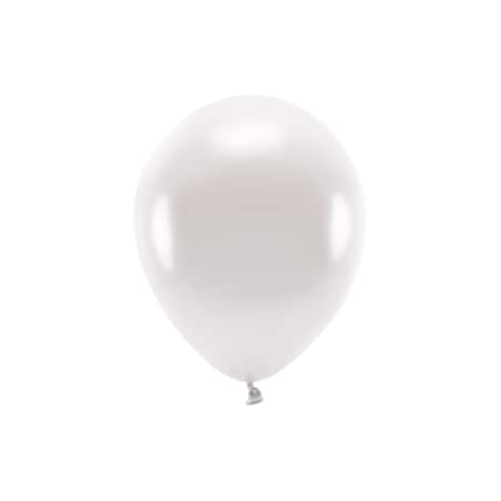 Balony Eco 26cm metalizowane, perłowy (1 op. / 10 szt.)