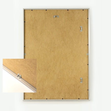 Srebrna ramka na zdjęcia 50x70 cm rama MDF ramki do zdjęć 70x50 cm FRAMAI®