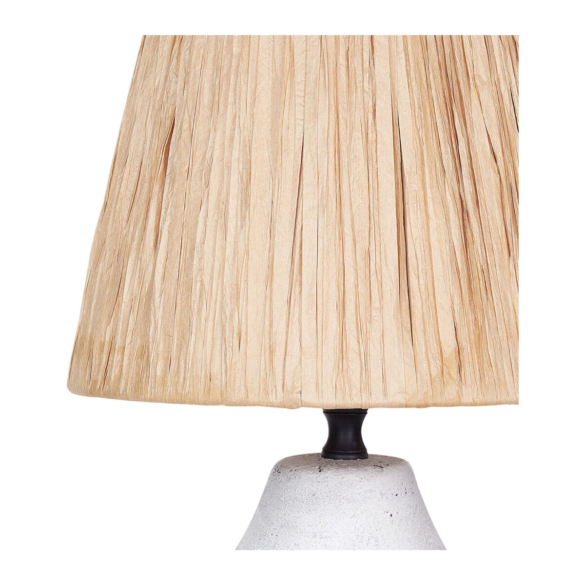 Zestaw 2 lampek nocnych ceramicznych biały ARWADITO