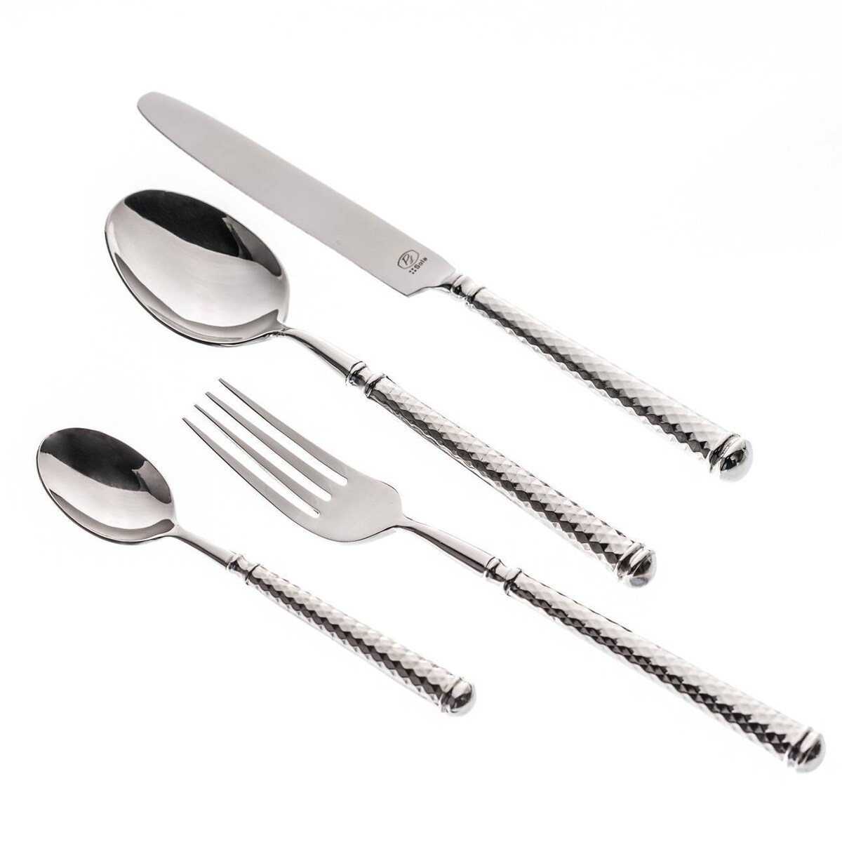 Sztućce Cubism komplet dla 6 osób 24 części, 43,5 x 32,5 x 6 cm