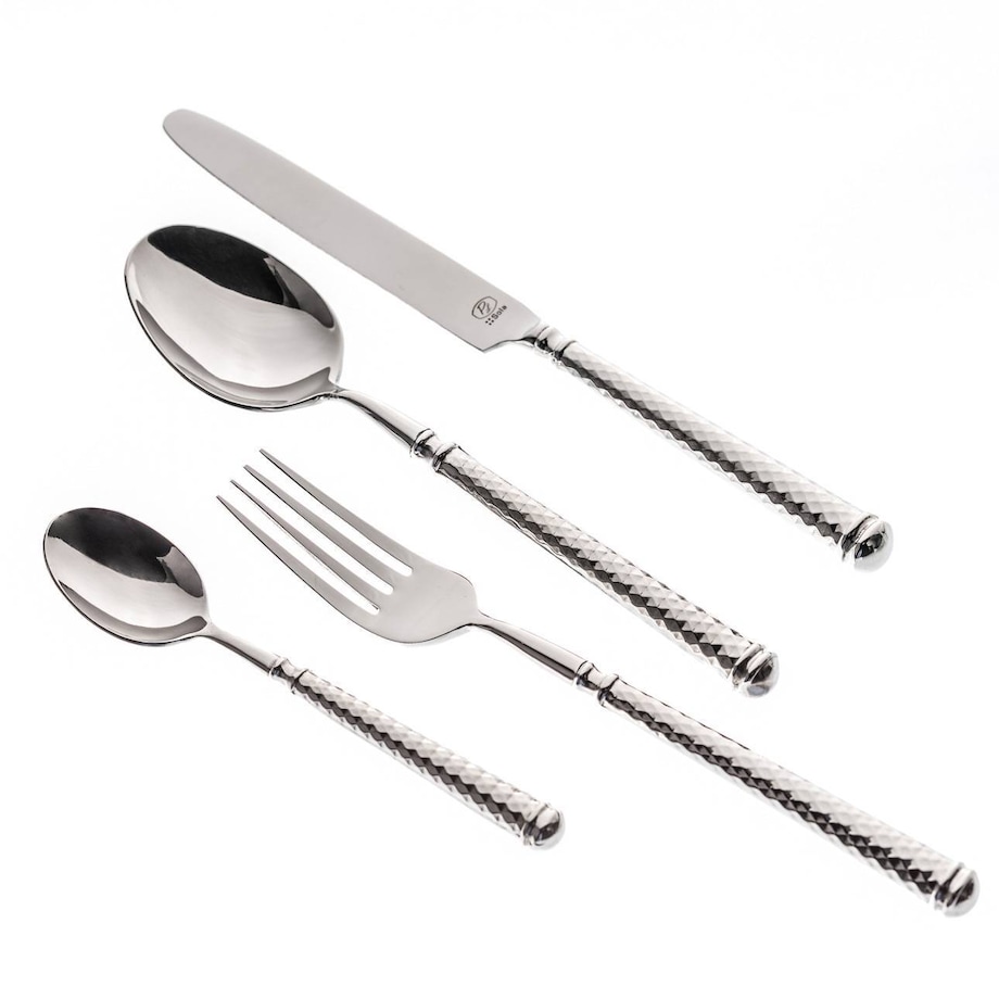 Sztućce Cubism komplet dla 6 osób 24 części, 43,5 x 32,5 x 6 cm