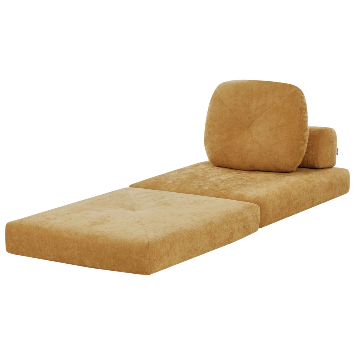 Sofa rozkładana jednoosobowa OLDEN Musztardowy