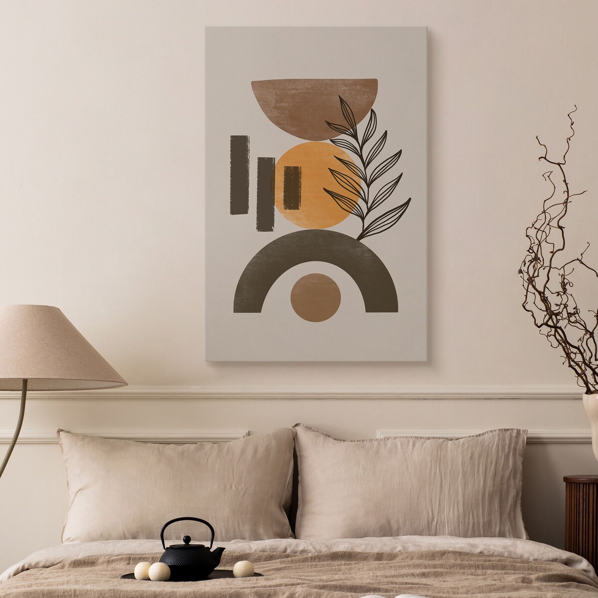 Obraz Ekskluzywny Liść Dekoracja Boho 30x40cm