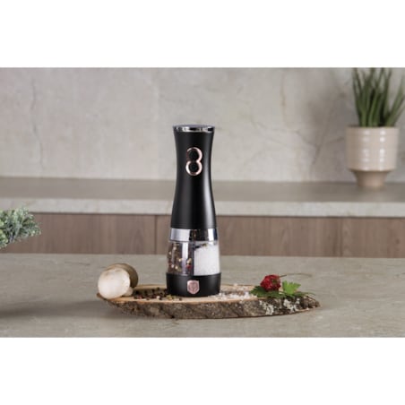 Elektryczny młynek do pieprzu i soli 2 w 1 BerlingerHaus Black Rose Collection BH-9648