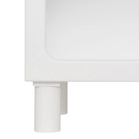 Szafka nocna biała na nóżkach Tara 42x40x32cm