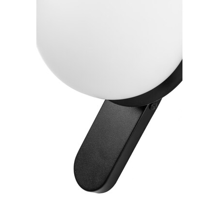 KUUL D czarna lampa ścienna / kinkiet z podwyższoną szczelnością IP44