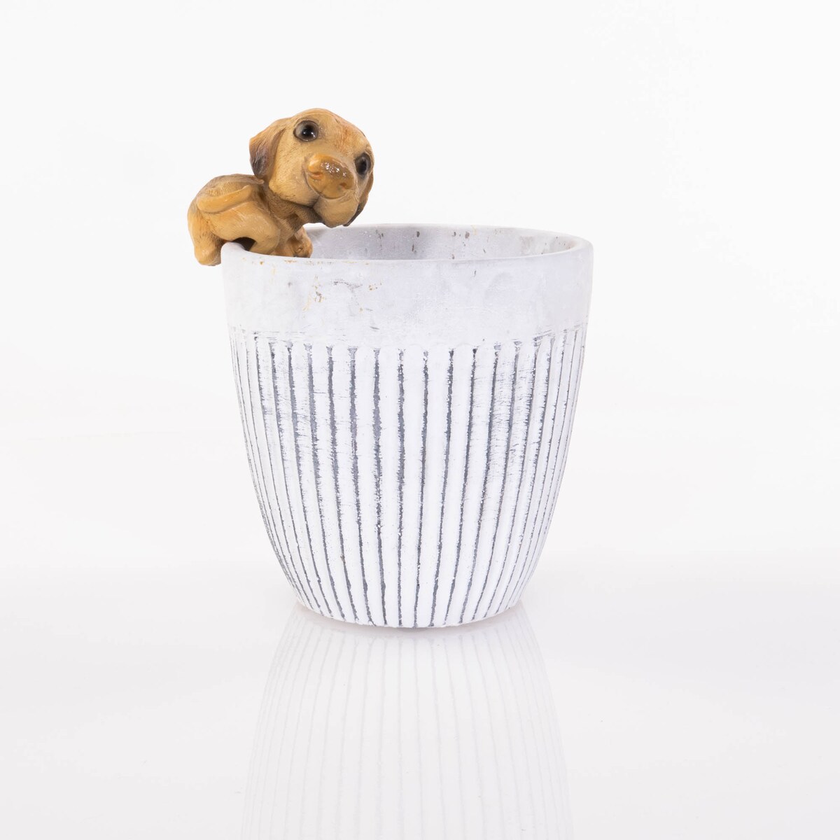 Ozdoba na doniczkę, zawieszka piesek