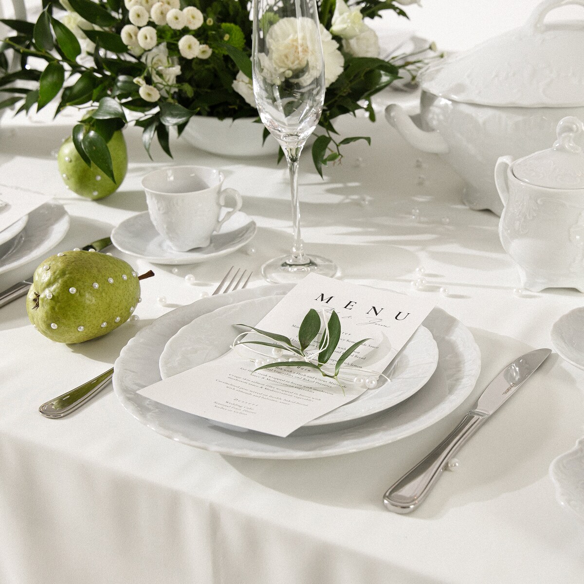 Konsimo ROCOCO MARIA Filiżanka do kawy ze spodkiem 6 szt.