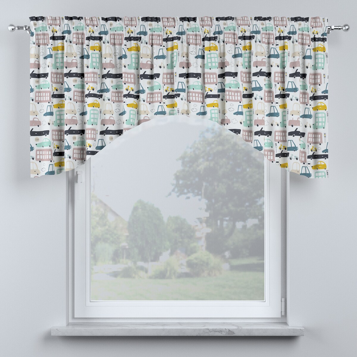 Lambrekin łuk 150x75 kolorowy