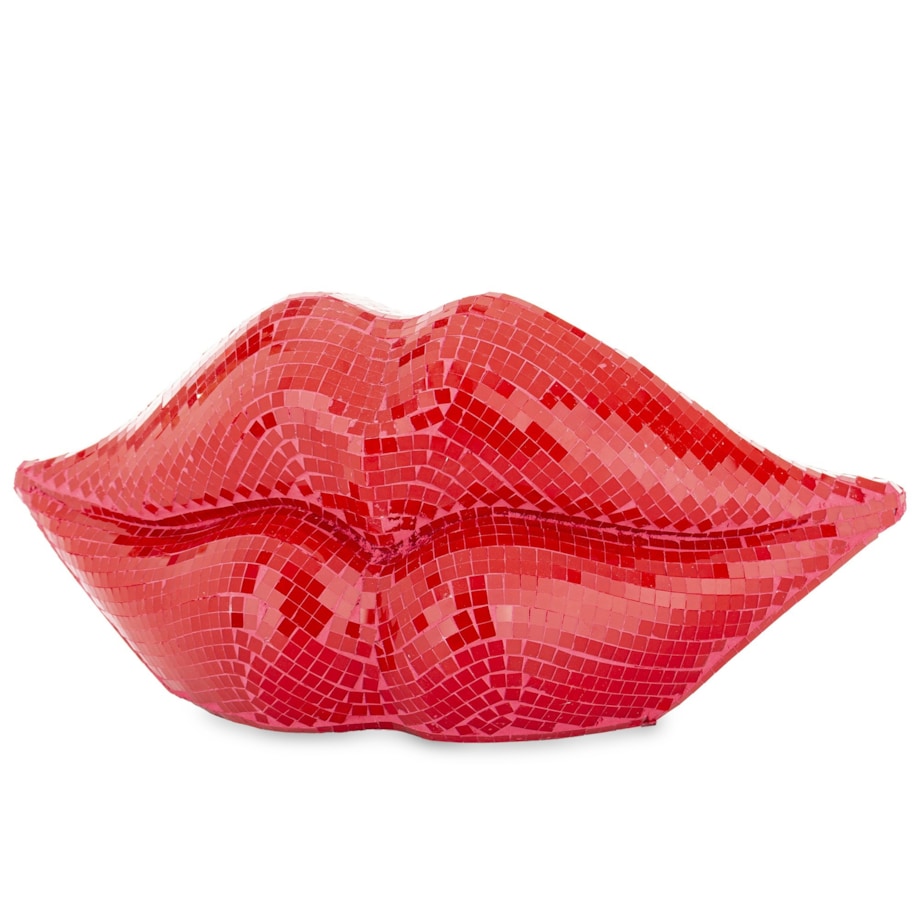 Dekoracja - czerwone USTA 14x33x10 cm