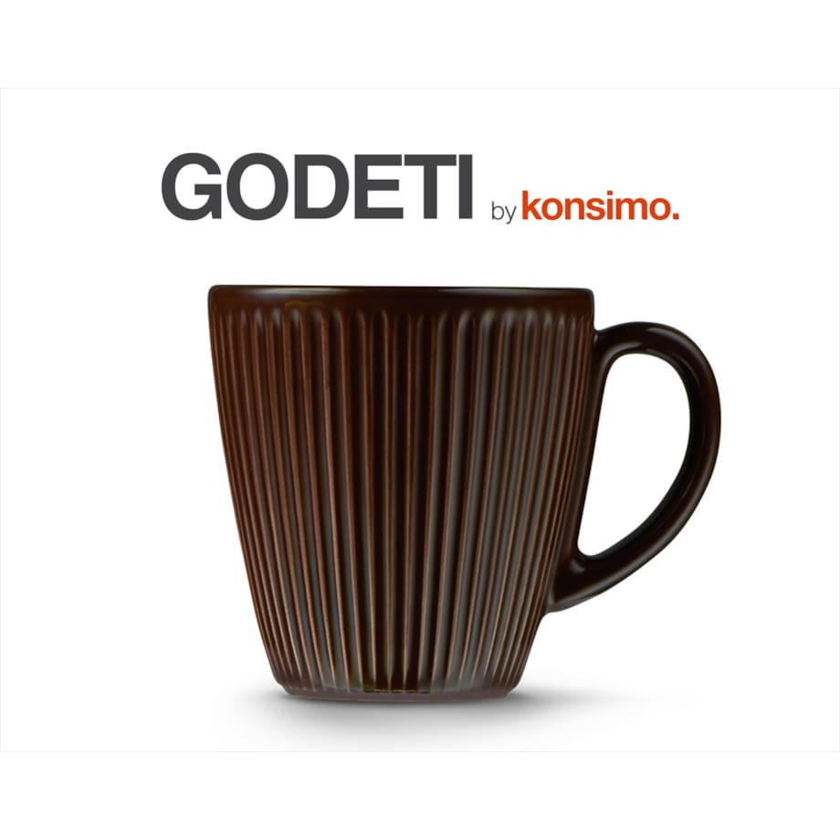Konsimo GODETI Kubek, brązowy