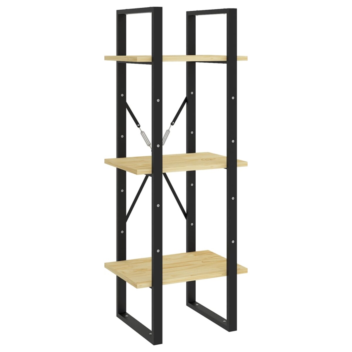 vidaXL 5-poziomowy regał na książki, 40x30x175 cm, lite drewno sosnowe