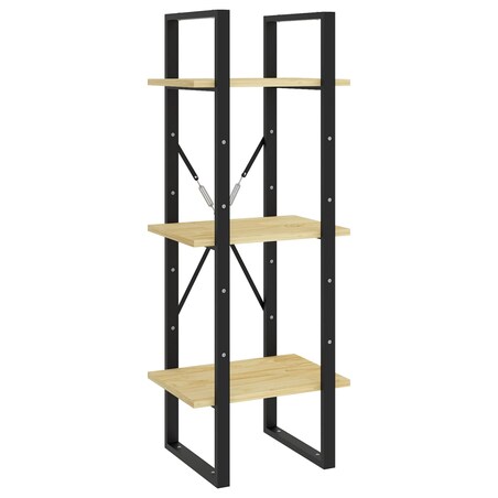 vidaXL 5-poziomowy regał na książki, 40x30x175 cm, lite drewno sosnowe