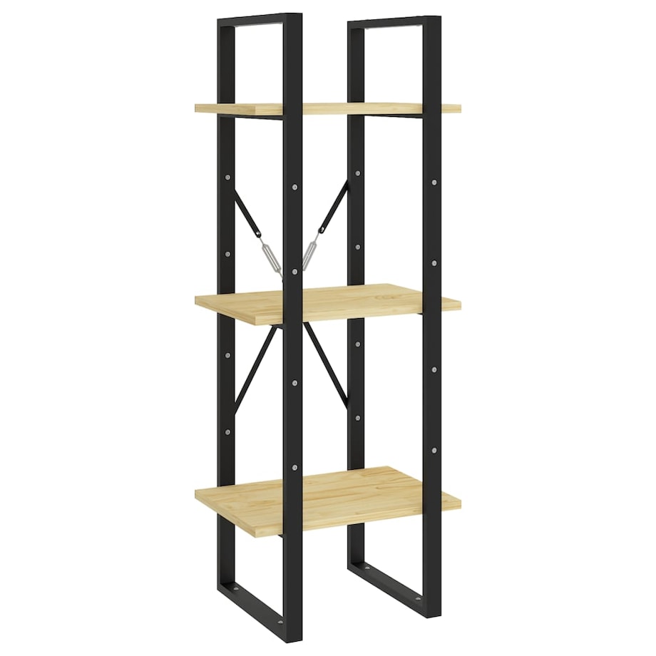 vidaXL 5-poziomowy regał na książki, 40x30x175 cm, lite drewno sosnowe