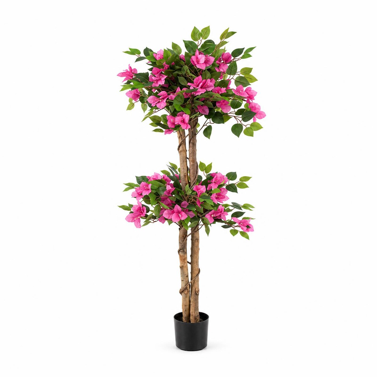 Sztuczna bugenwilla pełnokwiatowa w doniczce, wys. 130 cm