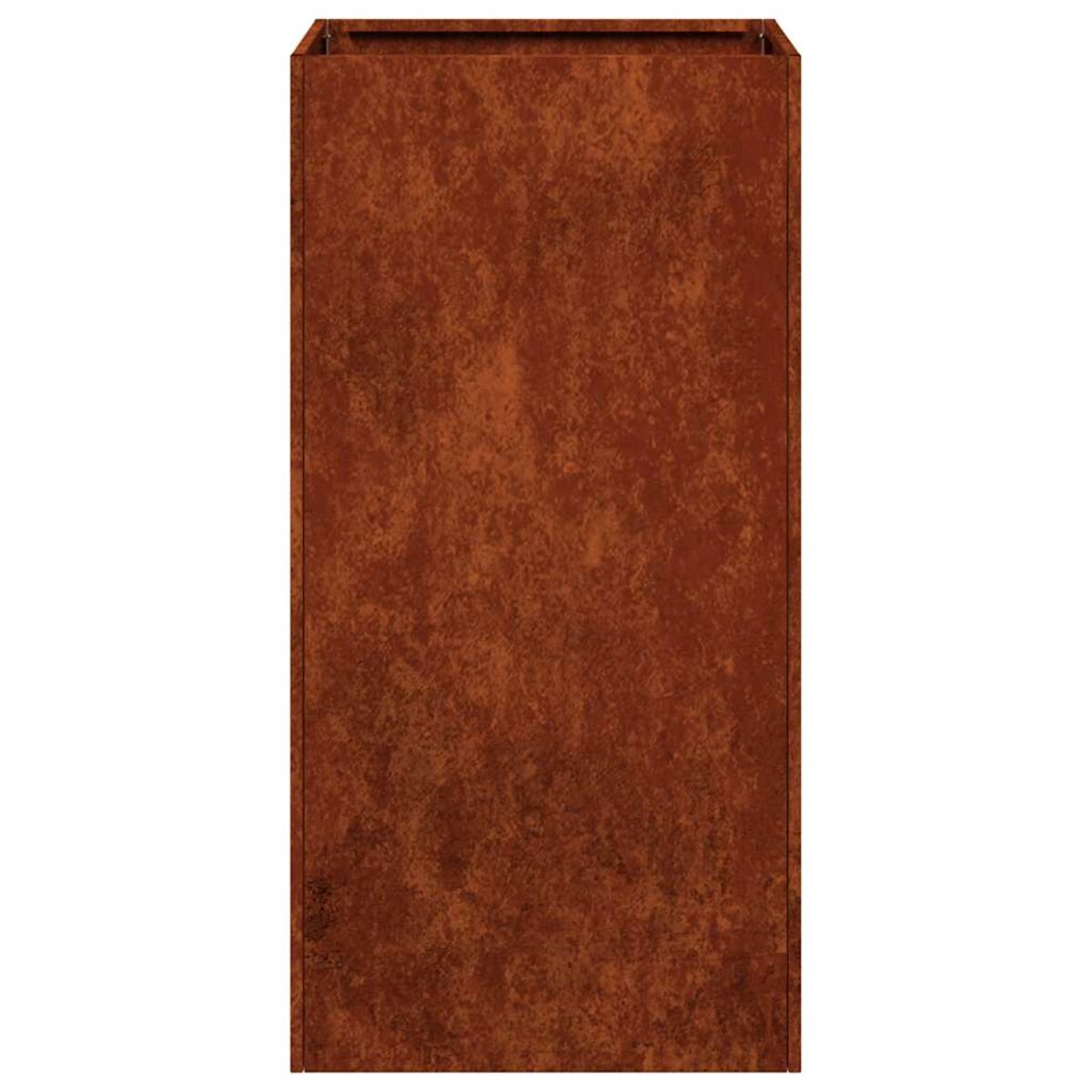 vidaXL Doniczka Rusty 40x40x80 cm Stal nierdzewna