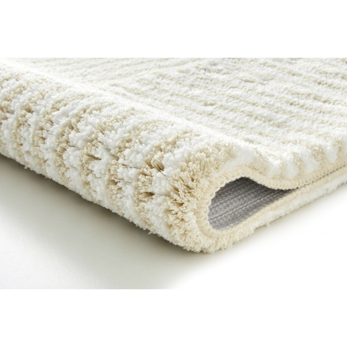 Kleine Wolke Chelsea Dywanik łazienkowy 60x90 cm jasny beż wysokie runo Eco Care
