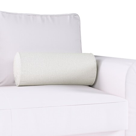 Poduszka wałek z zakładkami, kremowy, Ø20 x 50 cm, Amsterdam