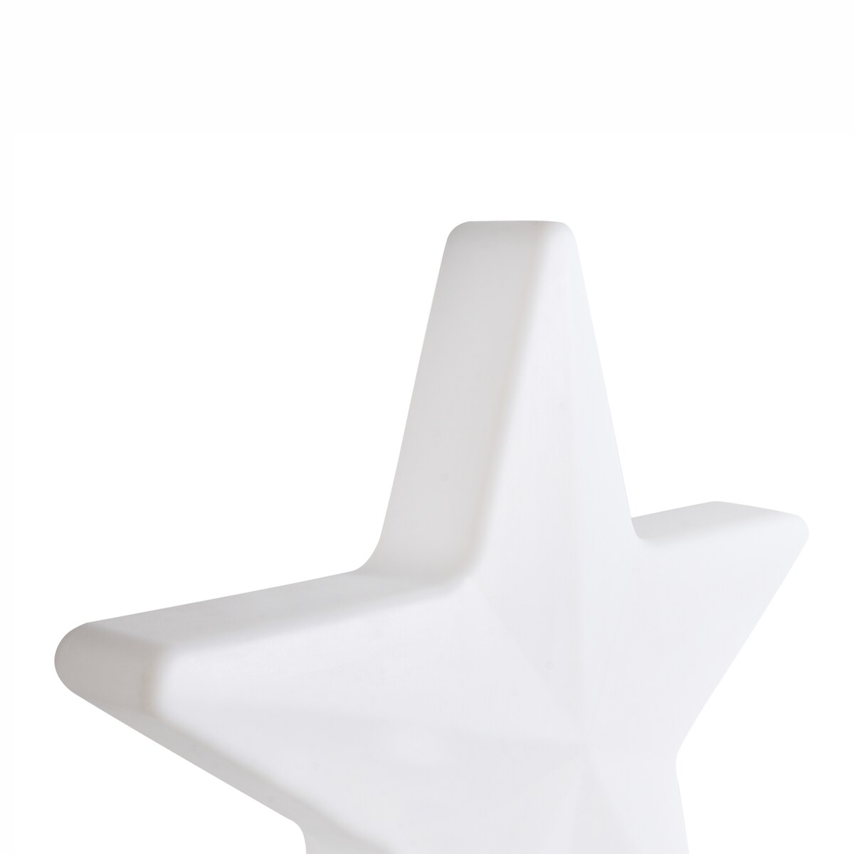 Lampa ogrodowa stojąca LED OLSAN Gwiazda 76 cm Biały
