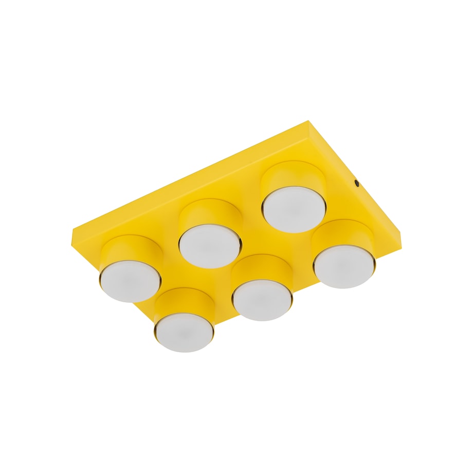 Lampa sufitowa BRIX YELLOW 11291 TK Lighting, nowoczesna, żółta